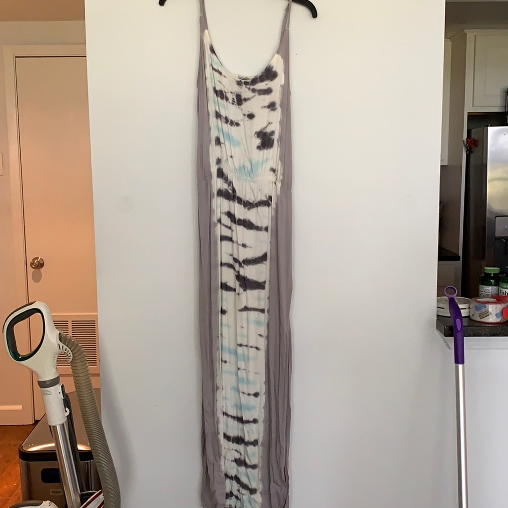Tie dye maxi dress